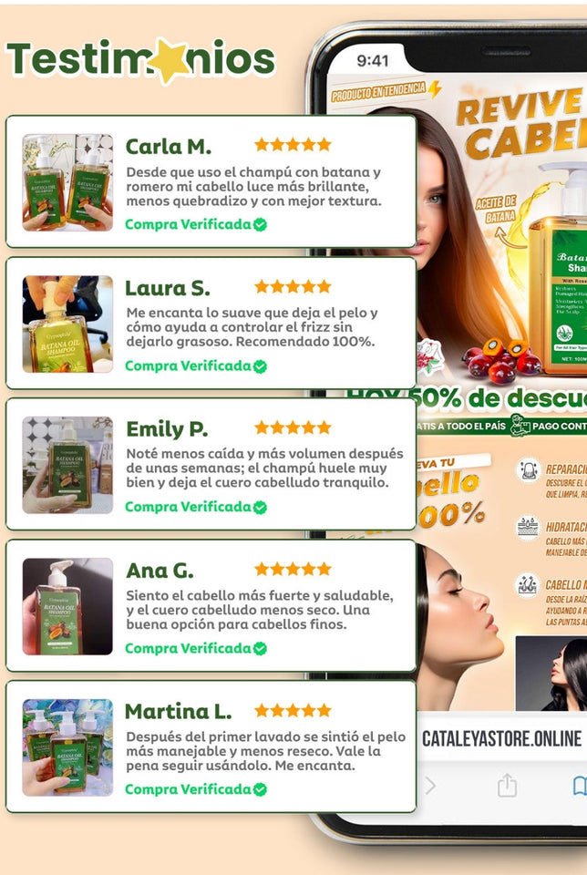 Kit Batana Oil + Shampoo  | Crecimiento y Reparación Capilar